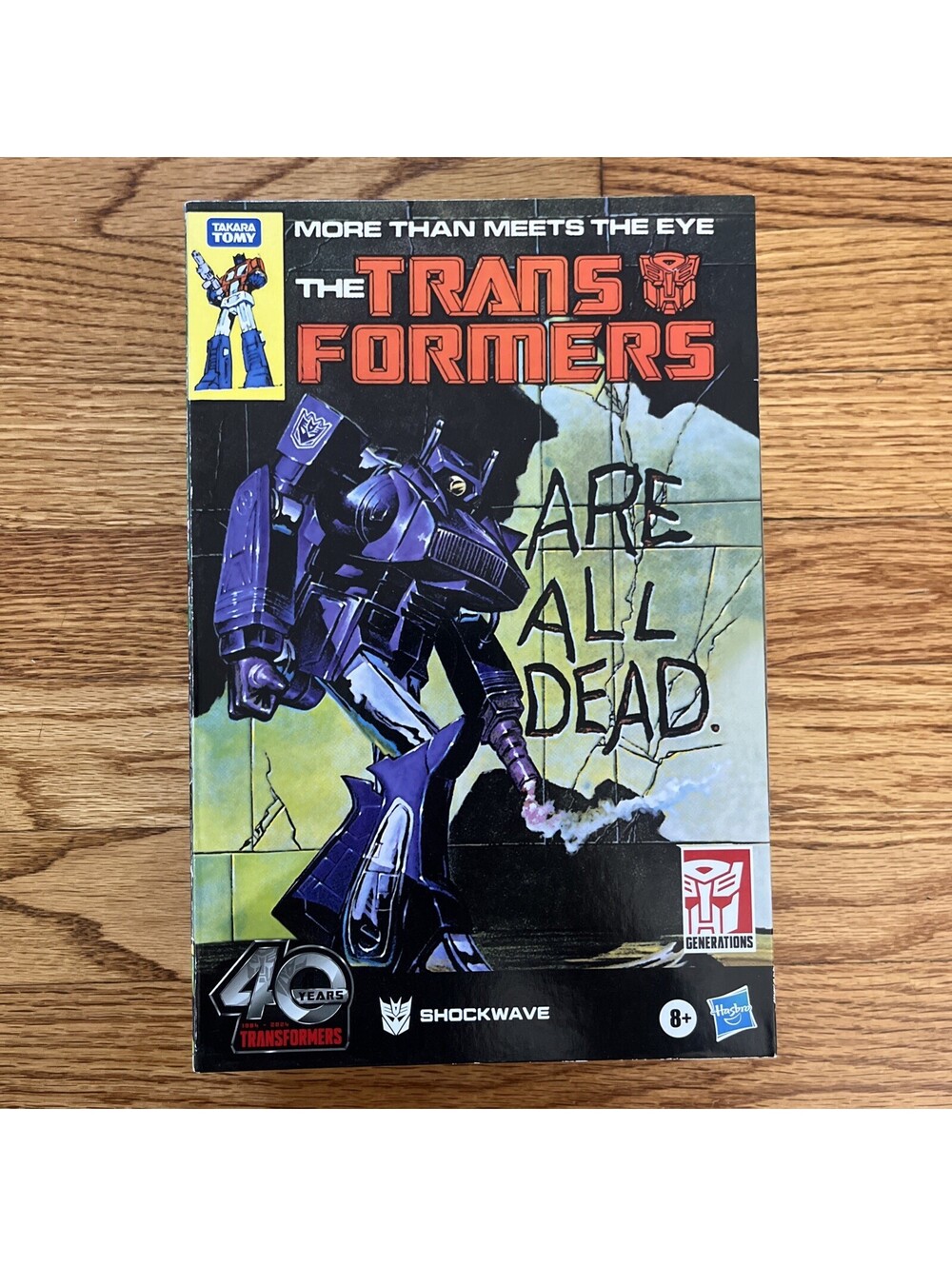 Transformers 40th Anniversary Comic Edition Shockwave Decepticon Hasbro 2024 New